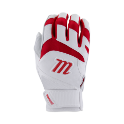 Marucci Youth Signature Batting Gloves -Wilson Sales Store YouthSignatureWhite Red